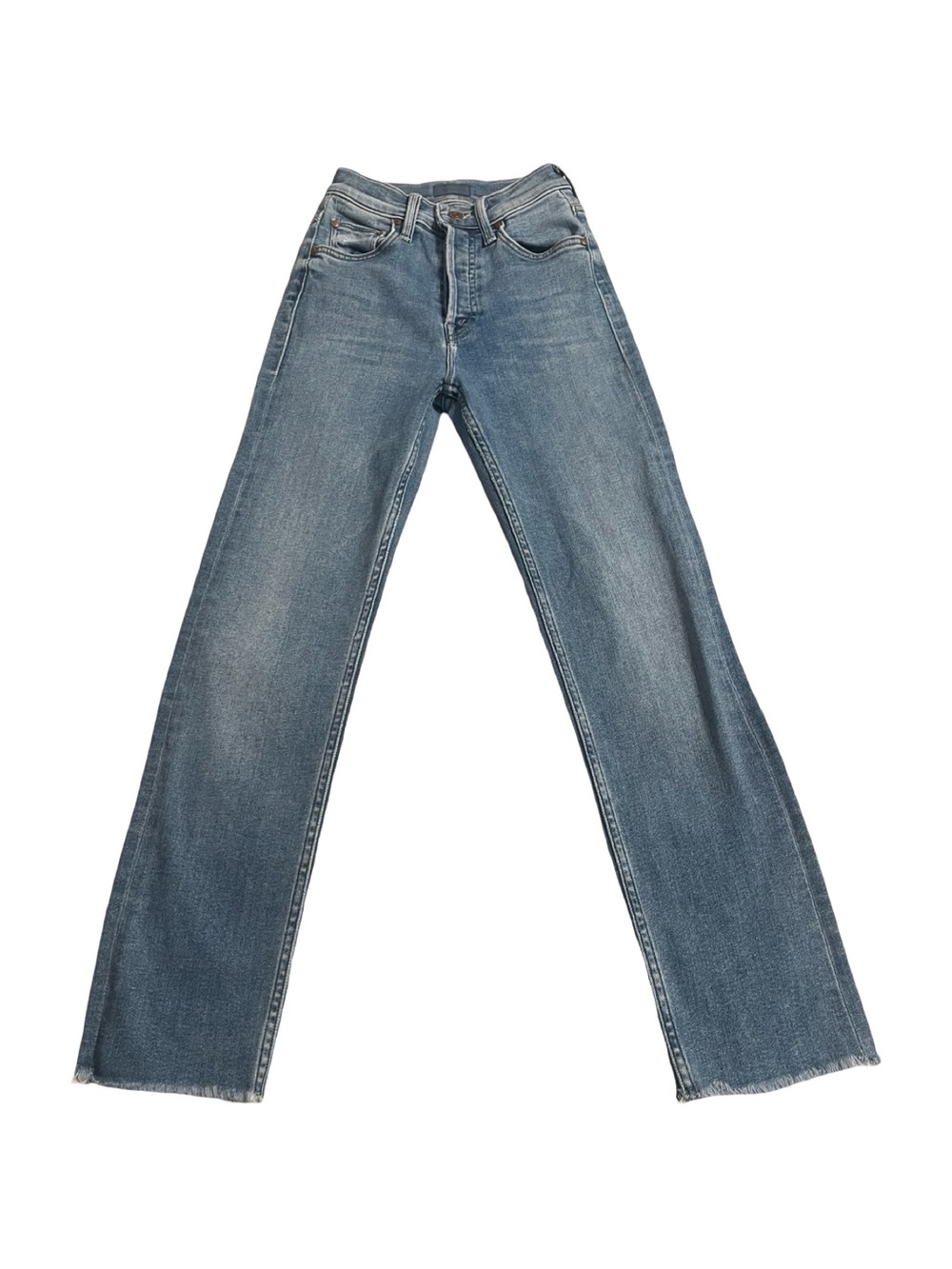 MOTHER The Tomcat Ankle Fray Jeans Size 23